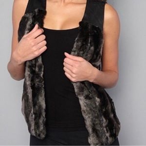 Free People Faux Fur Vest